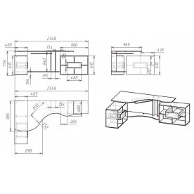 Компьютерный стол Мебелайн-10