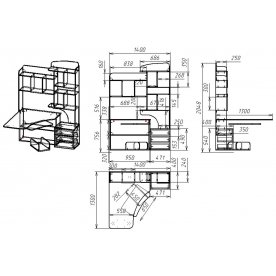 Компьютерный стол Мебелайн-19