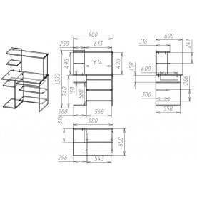 Компьютерный стол Мебелайн-23