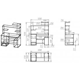 Компьютерный стол Мебелайн-29