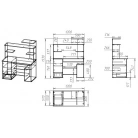 Компьютерный стол Мебелайн-29