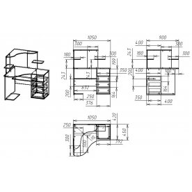 Компьютерный стол Мебелайн-35