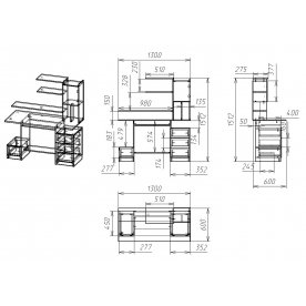 Компьютерный стол Мебелайн-38