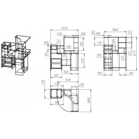 Компьютерный стол Мебелайн-7
