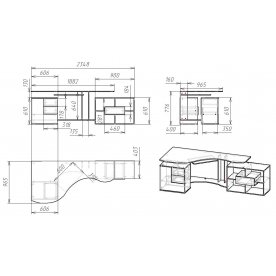Компьютерный стол Мебелайн-9