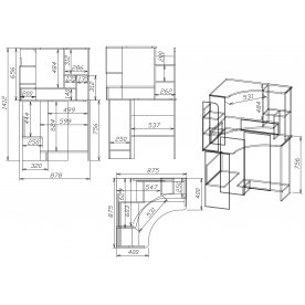 Компьютерный стол Мебелеф-10