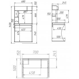 Компьютерный стол Мебелеф-26