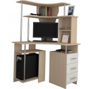 дуб молочный / белоснежный глянец