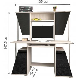 Компьютерный стол Мебелеф-52F