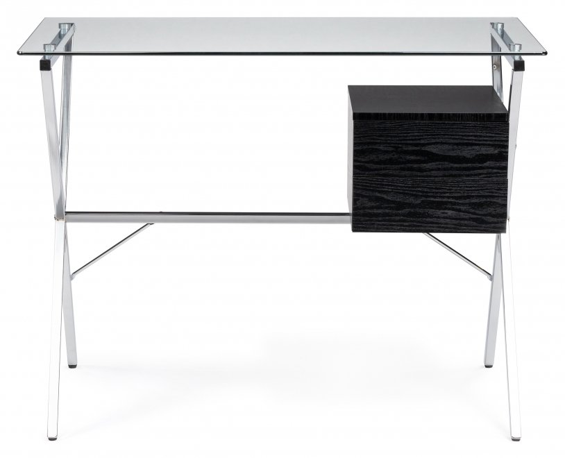 Компьютерный стол Monki black / chrome