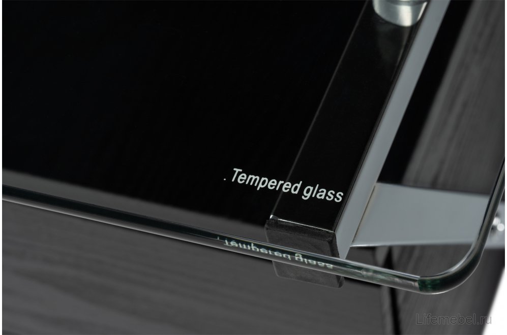 Компьютерный стол Monki black / chrome