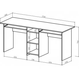 Компьютерный стол Лайт-10К