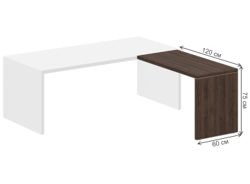Компьютерный стол OL-20-06 дуб табак