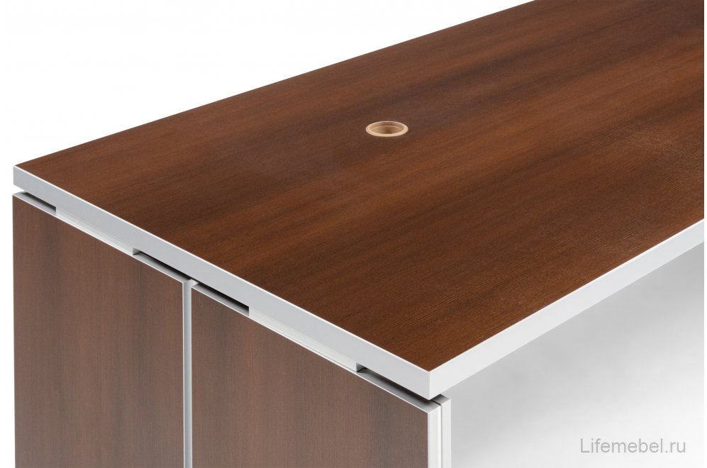 Компьютерный стол Пьетро 180x90 темный орех
