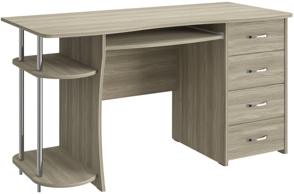 Компьютерный стол С-222БН блэквуд сатиновый