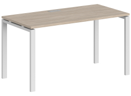 Компьютерный стол SG.201 дуб светлый / белый