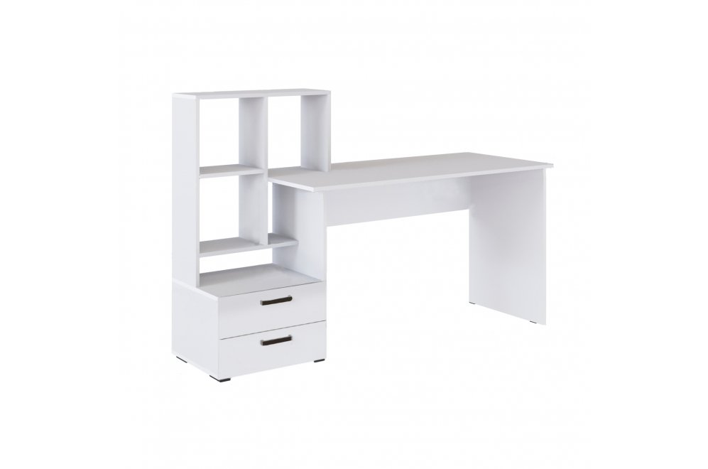Компьютерный стол СКМ-5 белый