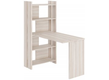 Компьютерный стол со стеллажом СТЛ-ОВ и столешницей 130РПрям без тумбы