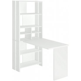 Компьютерный стол со стеллажом СТЛ-ОВХ и столешницей 130Прям без тумбы