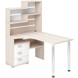 Компьютерный стол СР-132-140 левый с надстройкой