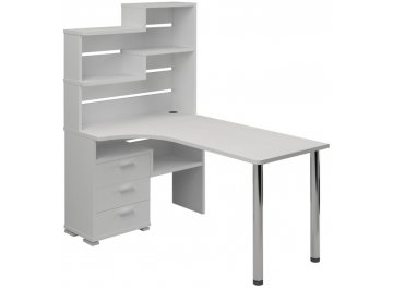 Компьютерный стол СР-132-160 левый с надстройкой