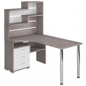 Компьютерный стол СР-132-160 левый с надстройкой