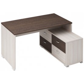 Компьютерный стол СВ-22 с тумбой ТБ-22