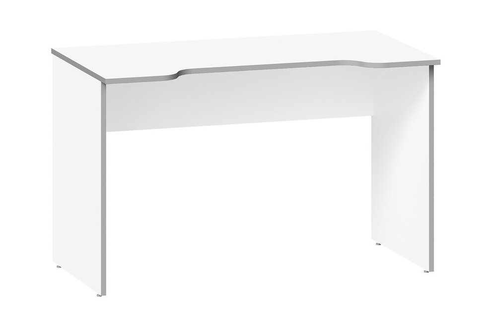 Компьютерный стол Вардиг КЗ белый / серый