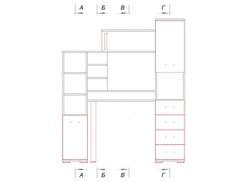 Компьютерный стол Вента-1
