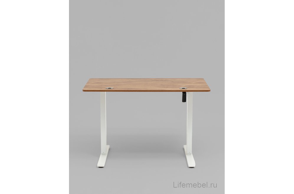 Компьютерный стол Виста 110х60 белый / дерево