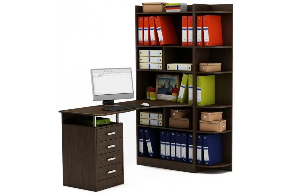 Компьютерный стол Атлант-183 правый венге