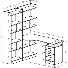 Компьютерный стол Витязь 286