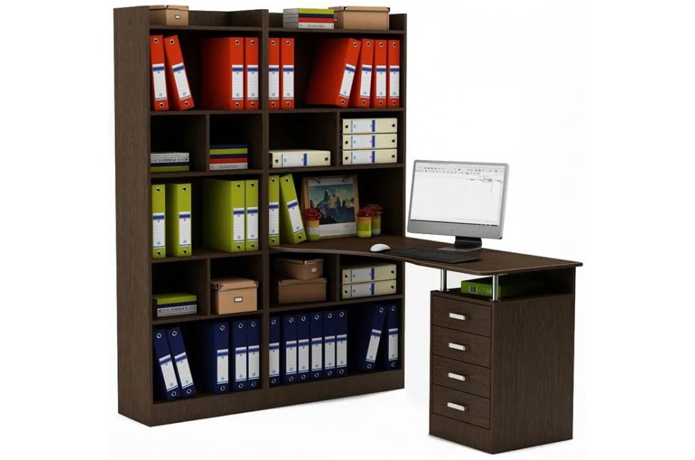 Компьютерный стол Витязь 286 левый венге