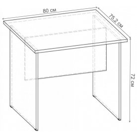 Письменный стол Стол 800 СБ.001.800-00