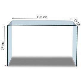 Письменный стол F-306 прозрачный