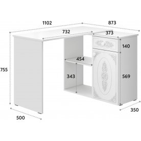 Письменный стол Ассоль АС-67