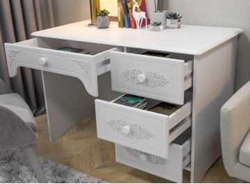 Письменный стол Ассоль АС-6 правый