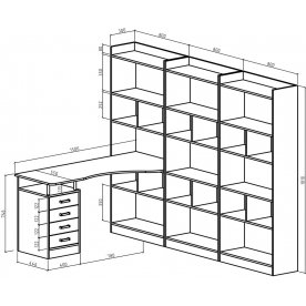Письменный стол Атлант-1888