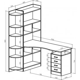 Письменный стол Атлант-283
