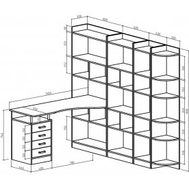 Письменный стол Атлант-28643
