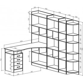 Письменный стол Атлант-28643