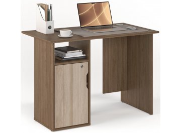 Компьютерный стол Банга-61 107x75x60 левый белый