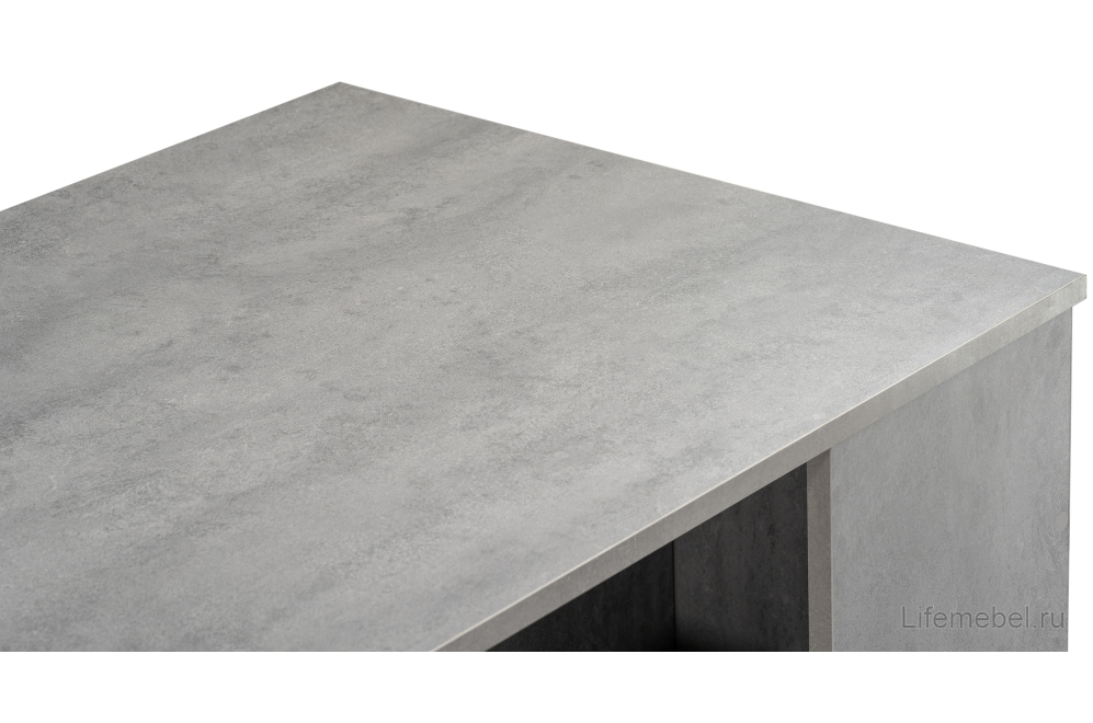Письменный стол Битти Лофт 116х60х75 бетон / черный матовый