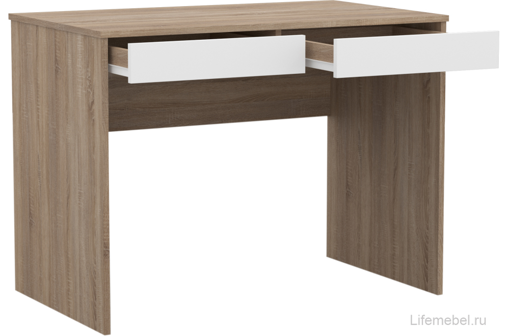 Письменный стол СП-06 дуб сонома / белый РЕ