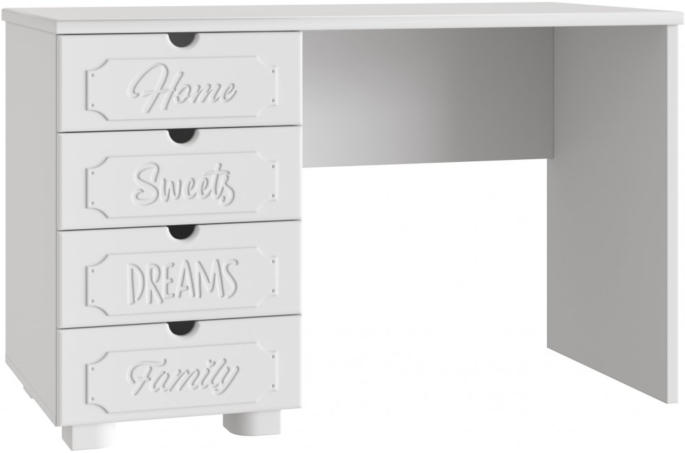 Письменный стол ДримСтар ДС-4 белое дерево