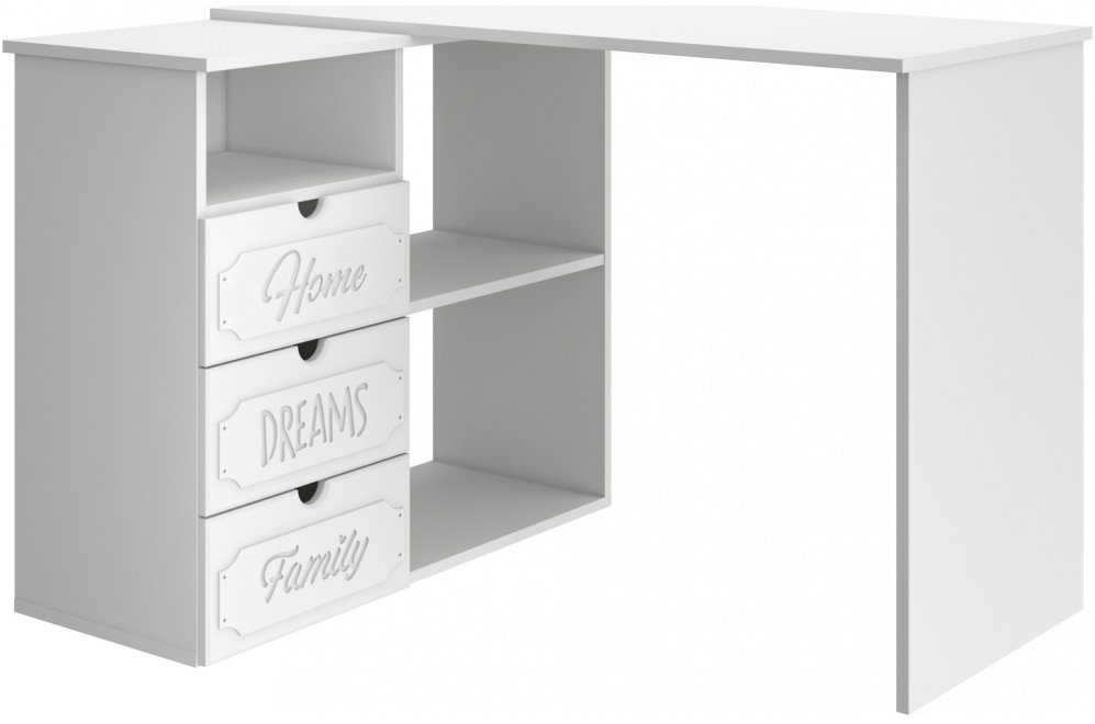Письменный стол Дримстар ДС-5 белое дерево
