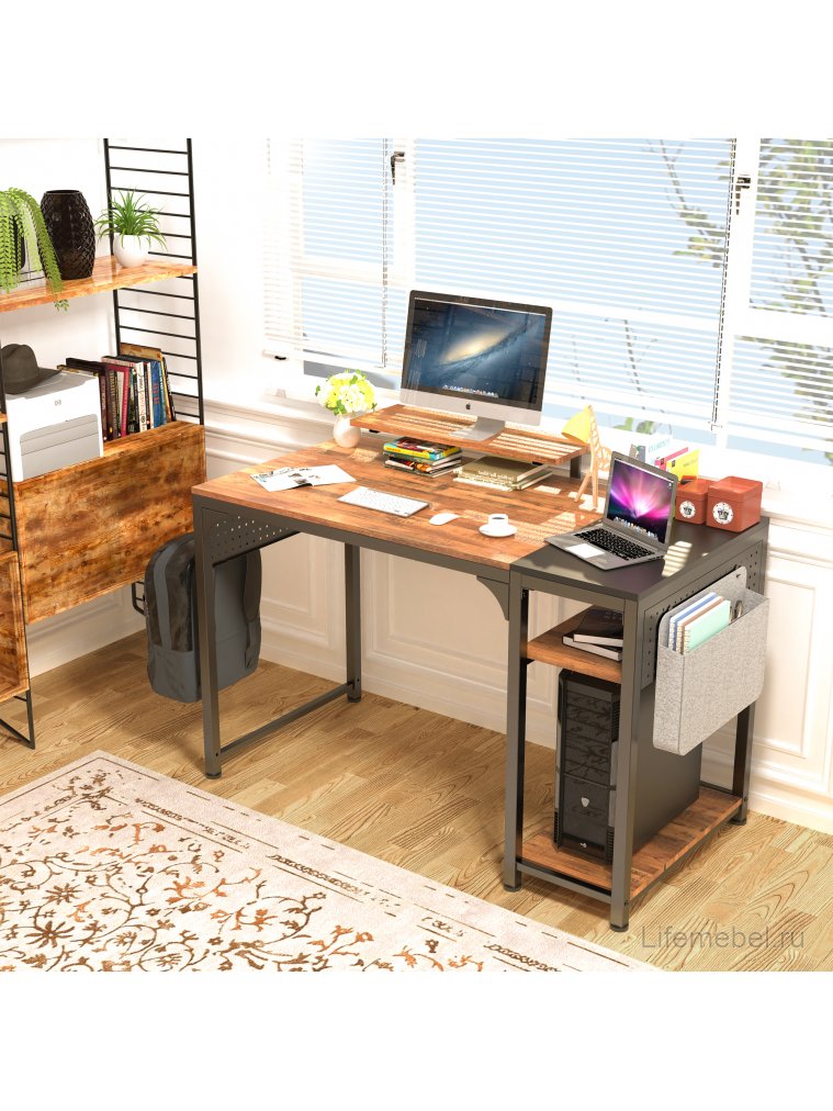 Письменный стол Eureka ZX-SS120B-RBB brown