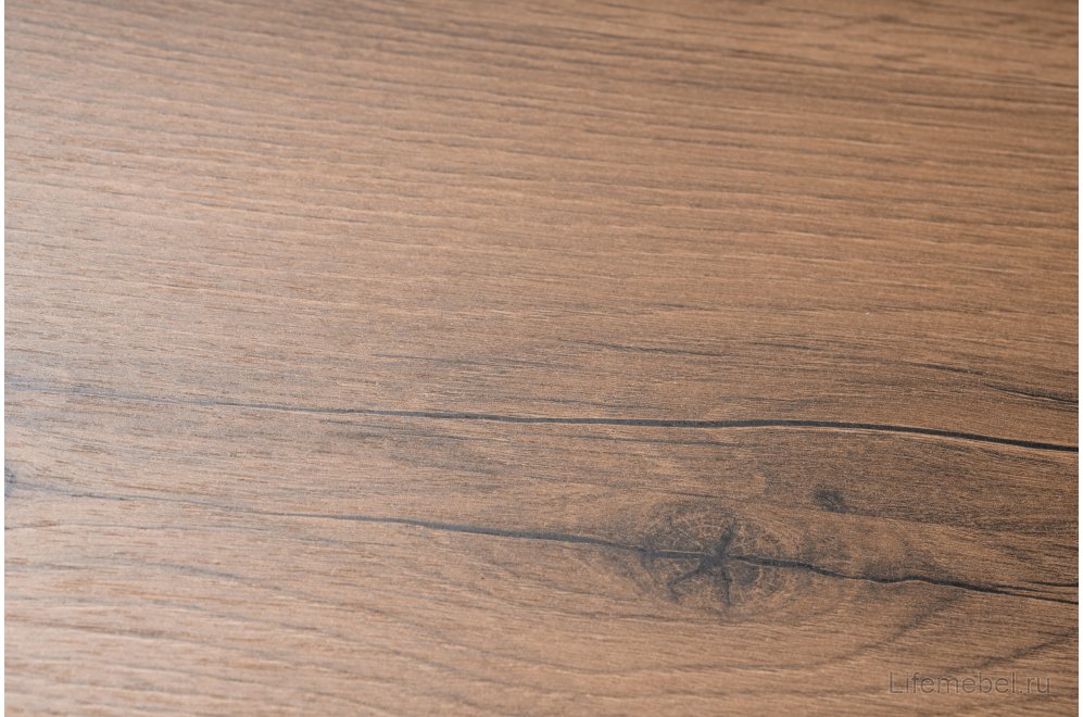 Письменный стол Фред Лофт черный матовый / дуб делано темный