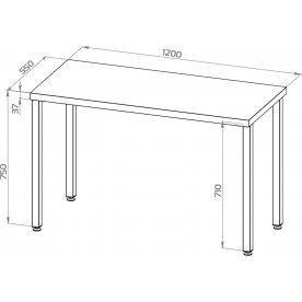 Письменный стол Ингар 1/ТТ