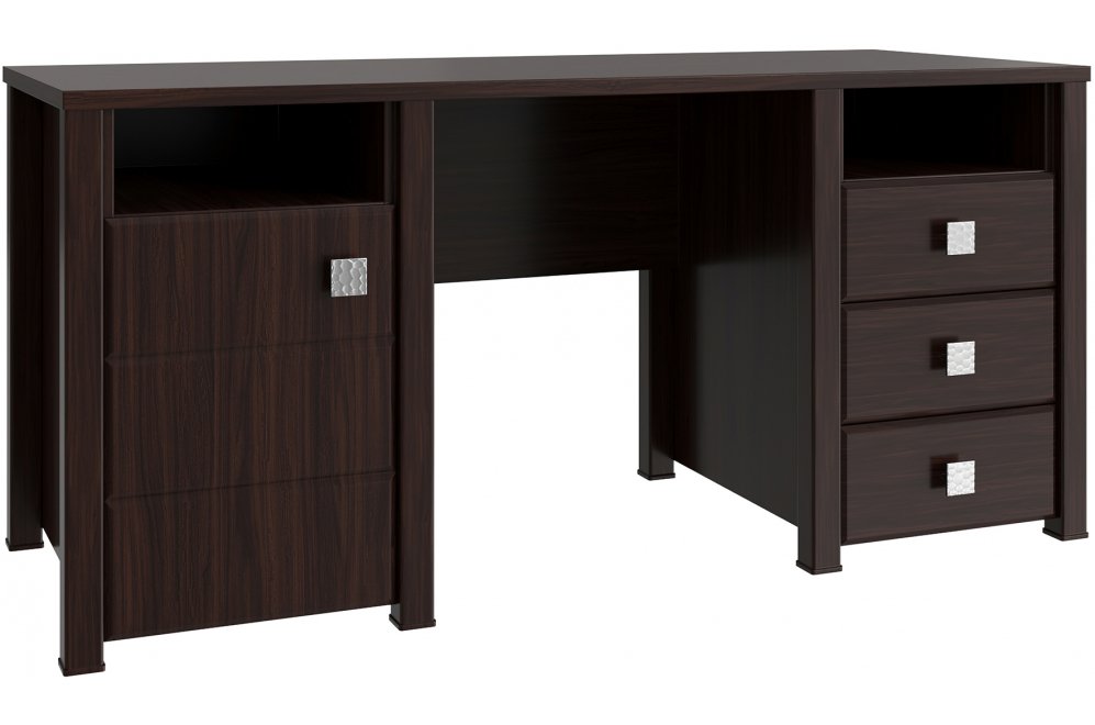 Письменный стол Изабель ИЗ-41К орех темный